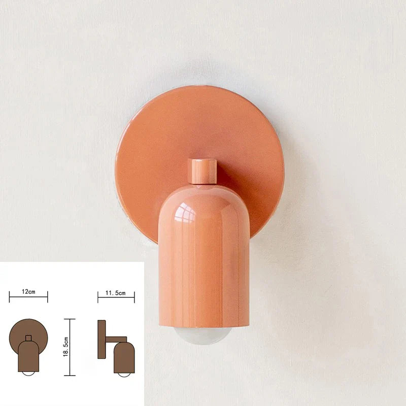 Afralia™ Nordic LED Sconce Light for Bedroom, Hallway, Hotel - Modern Wall Mounted Lamp