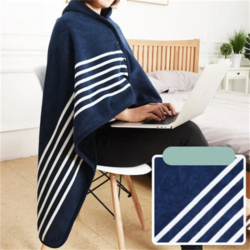 Afralia™ Soft Thick Double Layer Plaid Blanket | Cozy Coral Velvet Flannel Throw Blanket