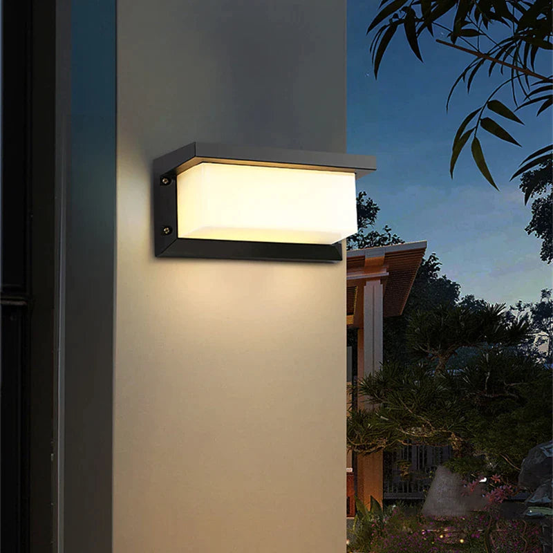 Afralia™ Outdoor LED Wall Lamp 15W/25W IP65 Waterproof Aluminum Sconce for Home Decor & Street Lighting