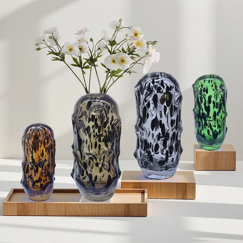 Afralia™ Wave Point Glass Vase Flowerpot Terrarium Decoration