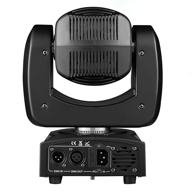 Afralia™ Mini Beam Moving Head Light RGBW 65W 4in1 DJ Spot Dmx Control Disco LED