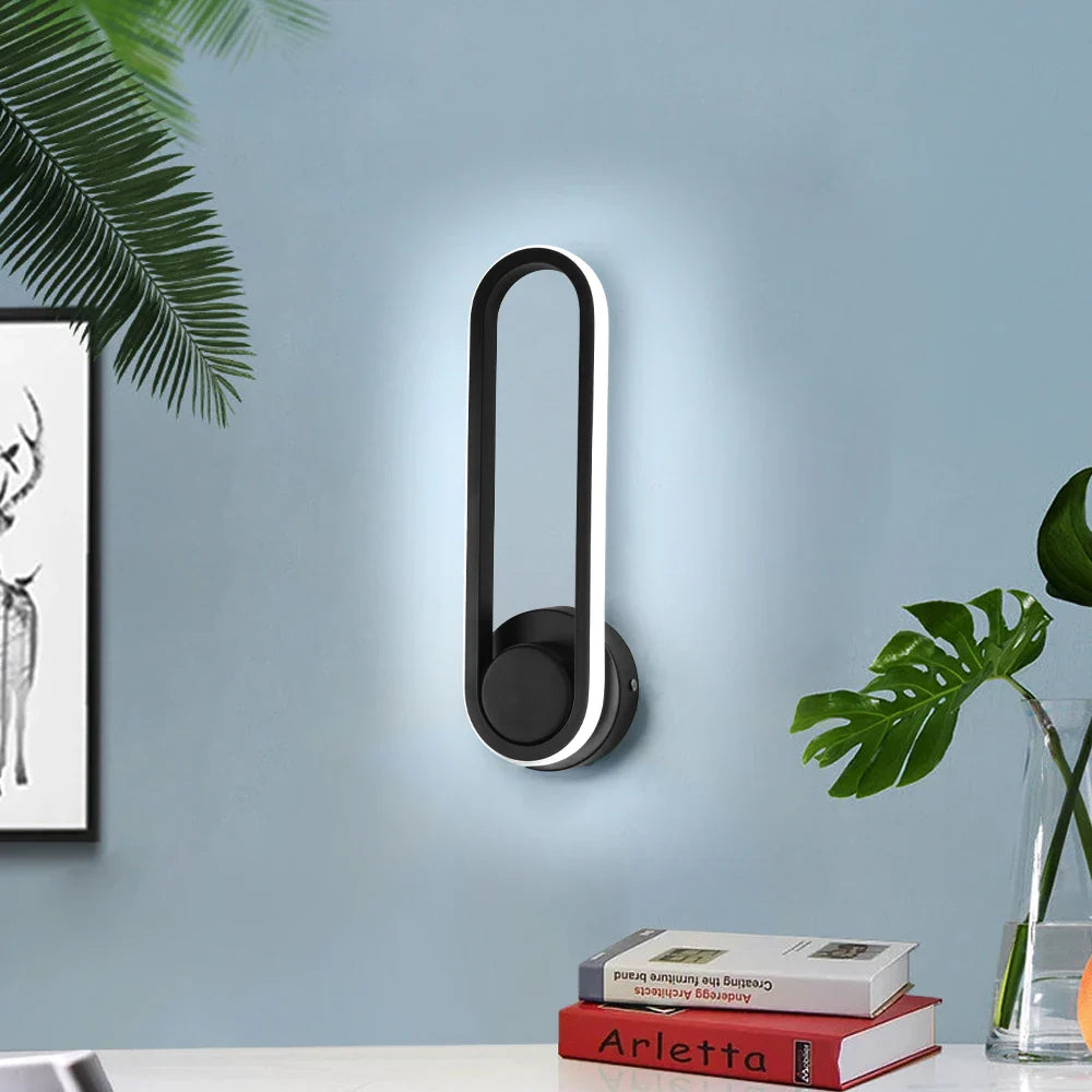 Afralia™ LED Indoor Wall Sconce Lamp for Home Bathroom Bedroom Lighting