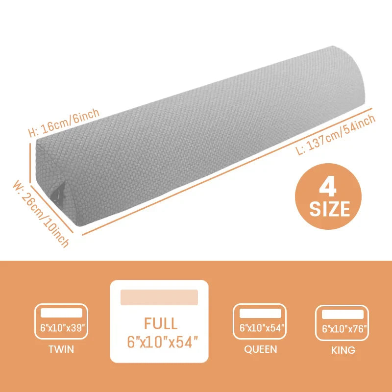 Afralia™ Bed Headboard Pillow Wedge - Mattress Gap Filler for Comfortable Sleep
