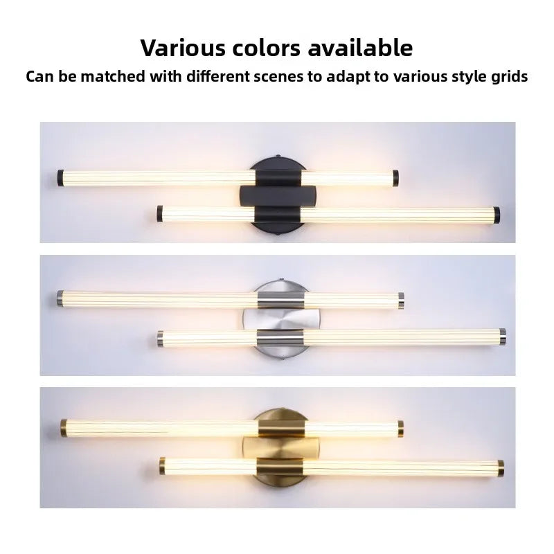 Afralia™ LED Acrylic Wall Sconce for Modern Indoor Lighting in Living Room and Bathroom