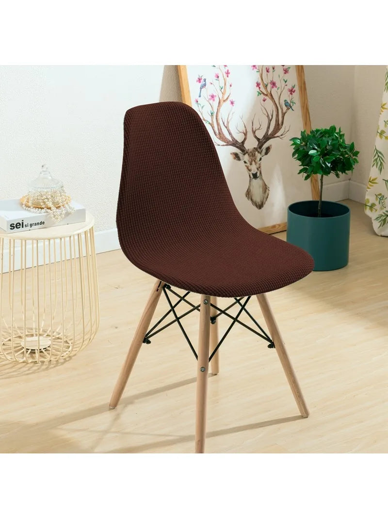 Afralia™ Waterproof Eames Chair Cover - Stretch Solid Color Seat Case, Removable Office Protector