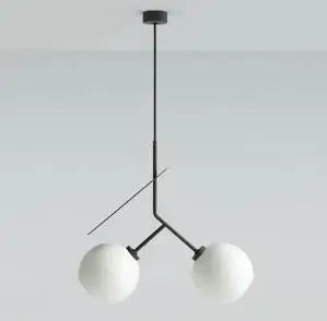 Afralia™ Cherry Glass Pendant Lights: Nordic Red/White Lamp for Home Decor & Lighting