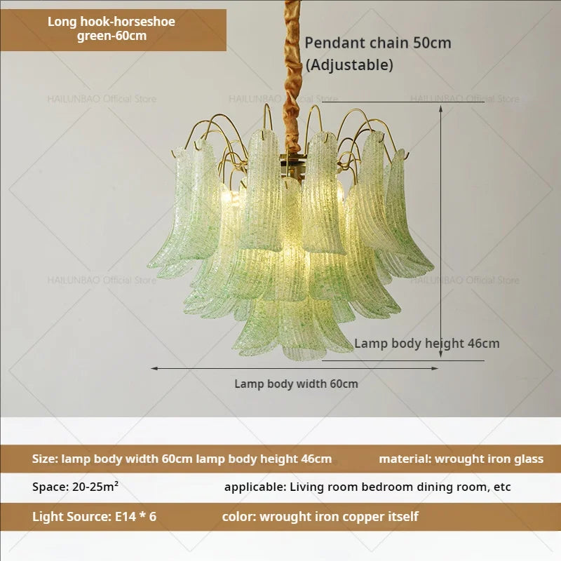 Afralia™ Crystal Chandelier: French Light Luxury Retro Color Living Room Villa Dining Room Lamps