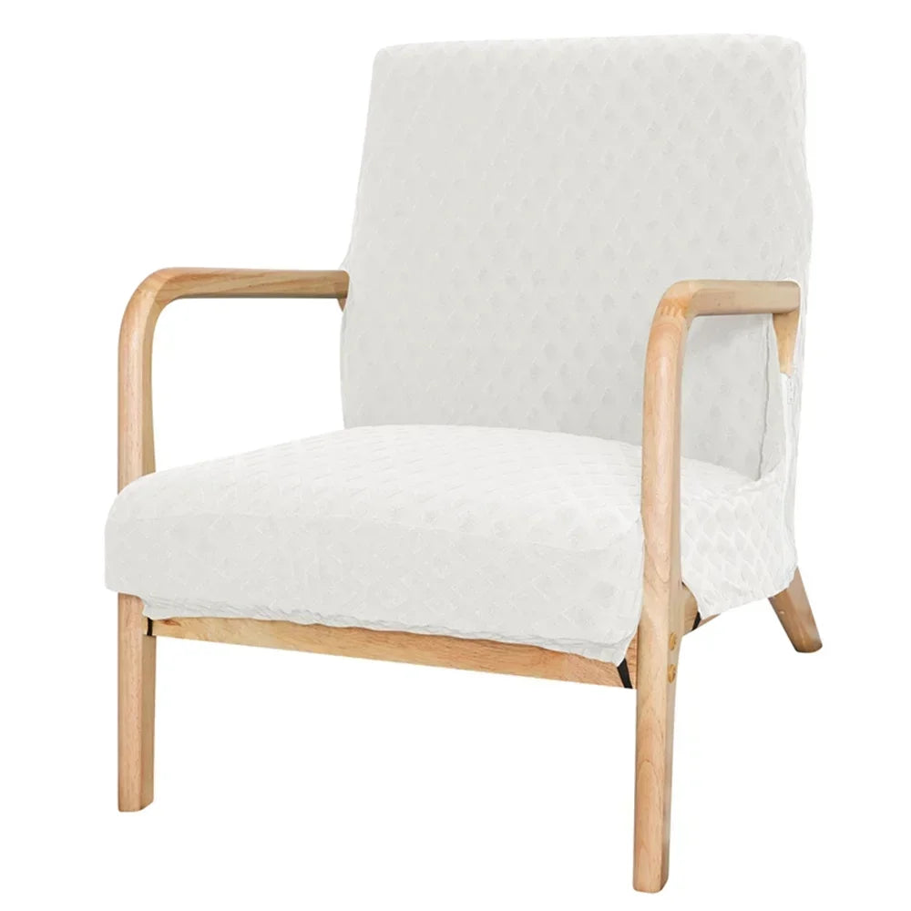 Afralia™ Jacquard Elastic Seat Cover for Dining Room & Office Chairs