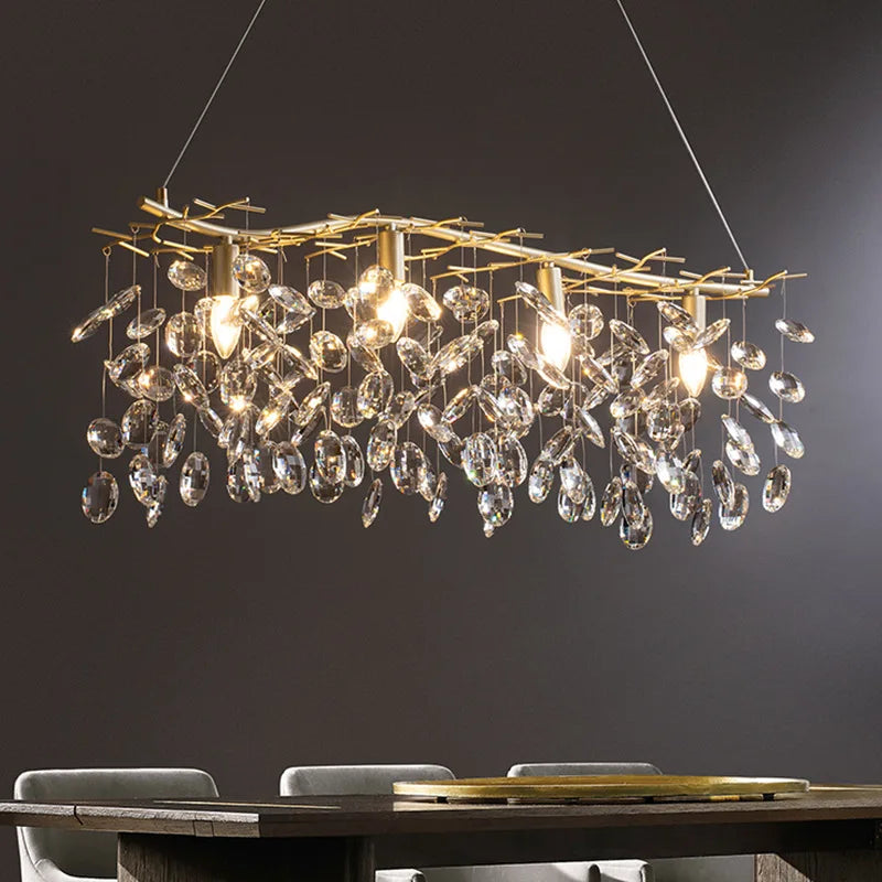 Afralia™ Nordic LED Branch Chandeliers: Luxury Pendant Lighting for Home Decoration