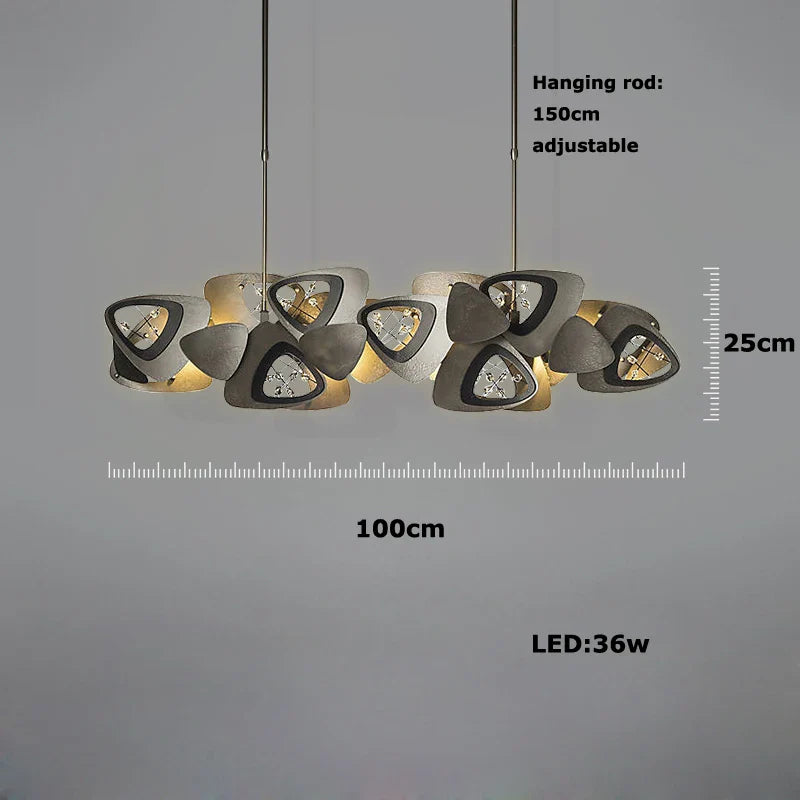 Afralia™ LED Crystal Chandelier for Dinning Living Room