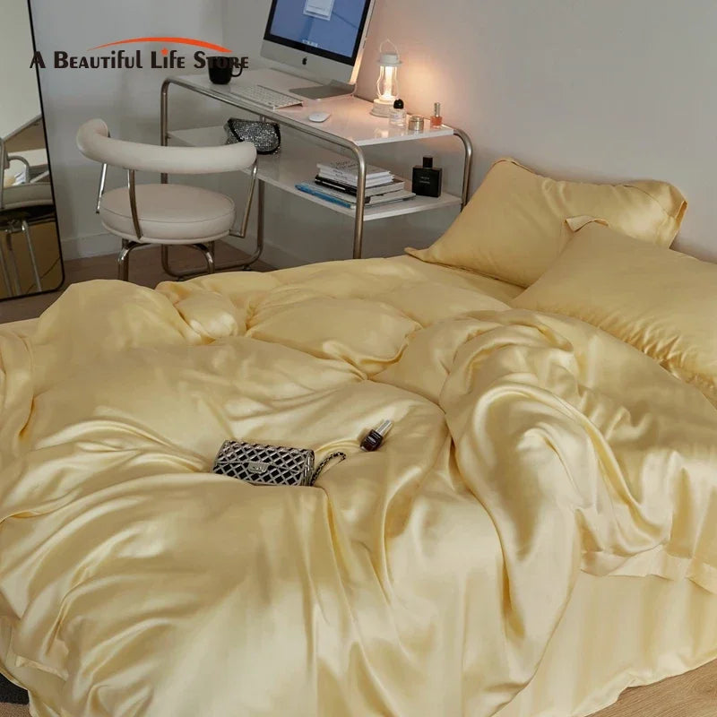 Afralia™ Eucalyptus Lyocell Luxury Bedding Set with Cooling Properties