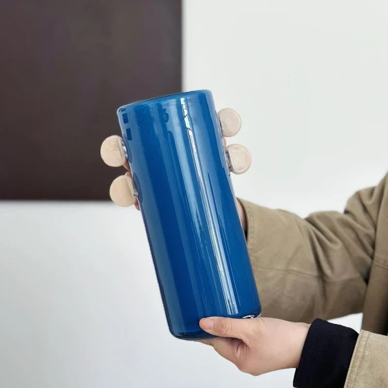 Afralia™ Geometric Glass Vase Color Patches Hydroponics Terrarium Home Decoration