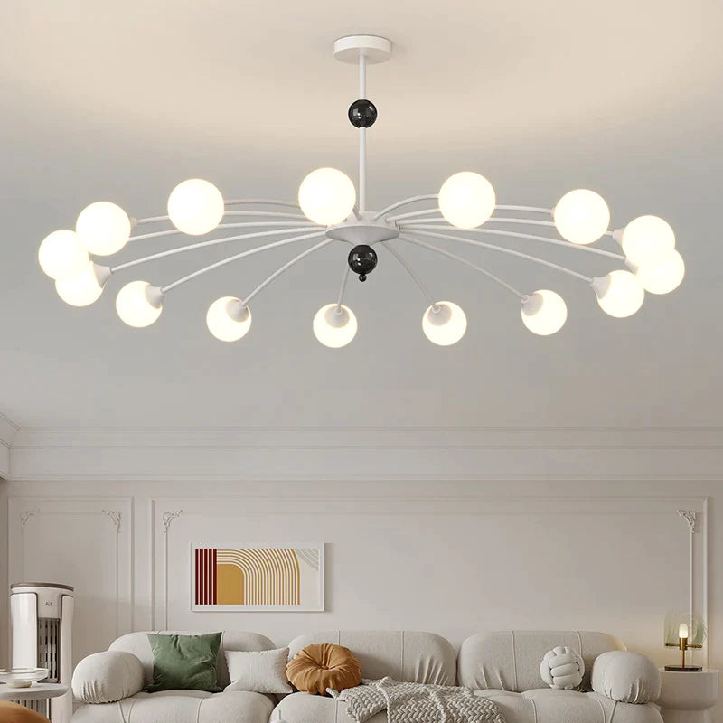 Afralia™ Cream Wind Chandelier: Luxury Postmodern Hall Lamp for Living Room, Bedroom, and Restaurant