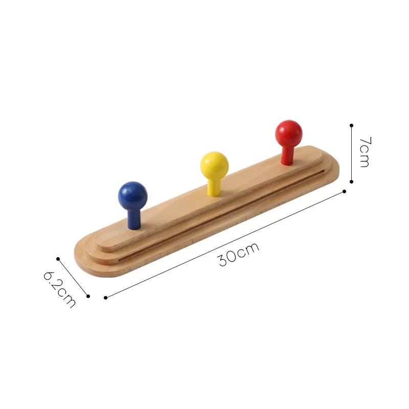 Afralia™ Solid Wood Wall-mounted Clothing Hat Hook with Multiple Hooks