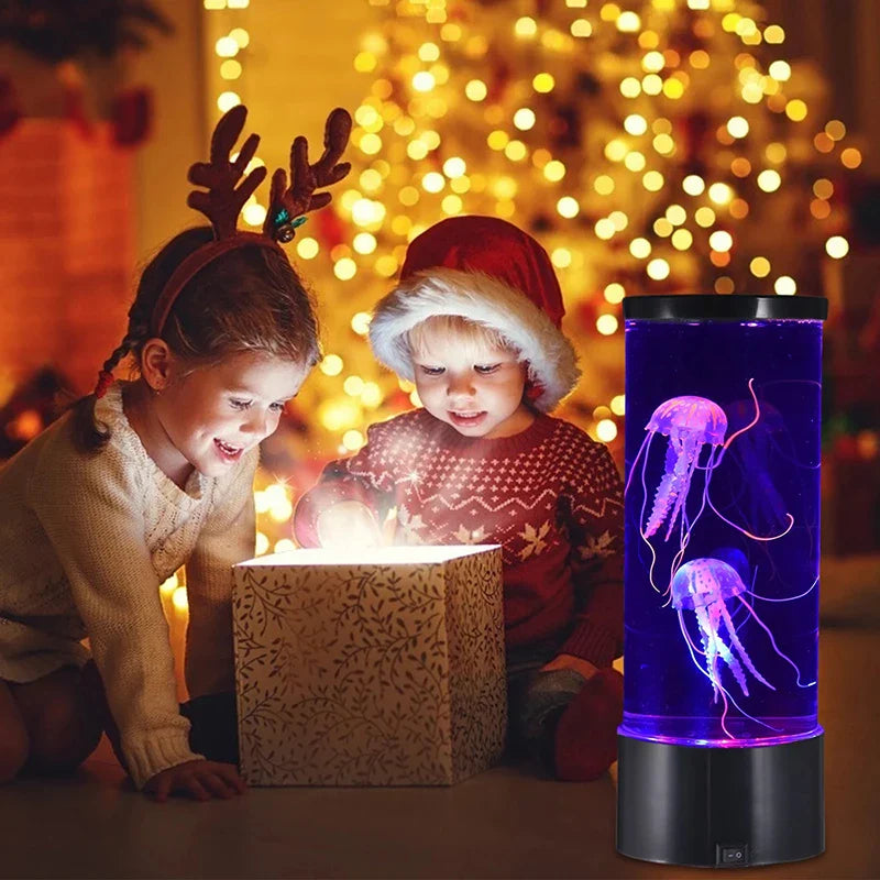 Afralia™ LED Jellyfish Lamp Color Changing Night Light Aquarium Mood Lights