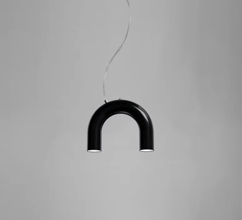 Afralia™ U-Shaped LED Chandelier: Modern Nordic Arch Pendant Lamp for Bar, Dining Room, and Kitchen Decor