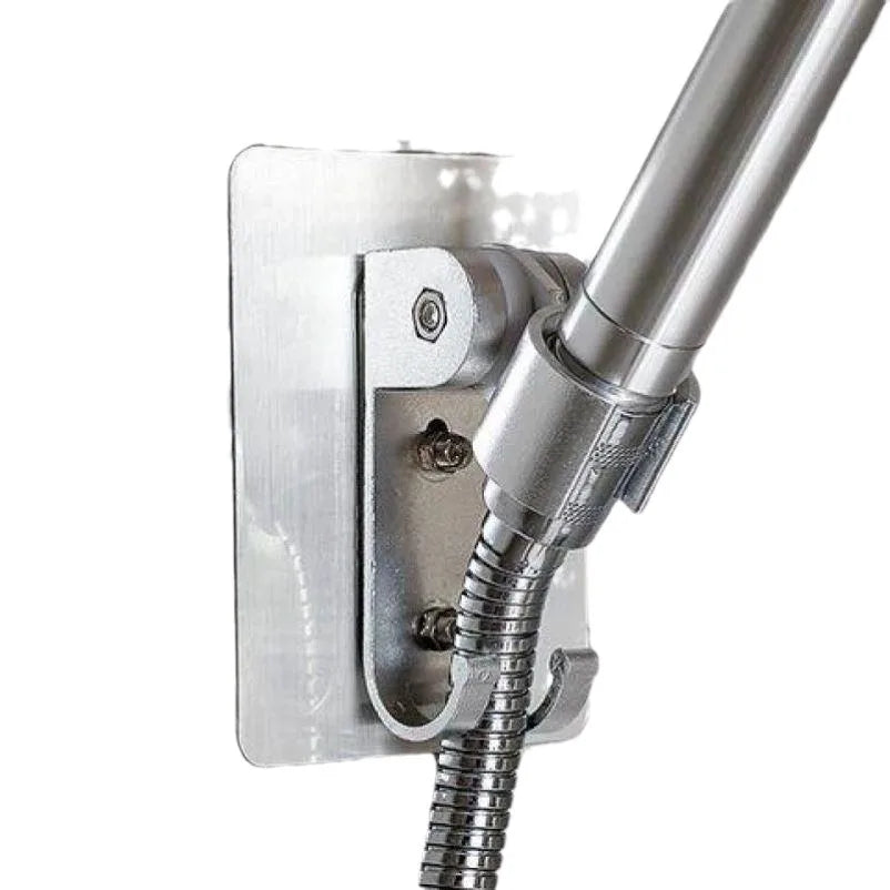 Afralia™ Shower Support with Adjustable Bracket, Suction Cups, and Self-adhesive Handle