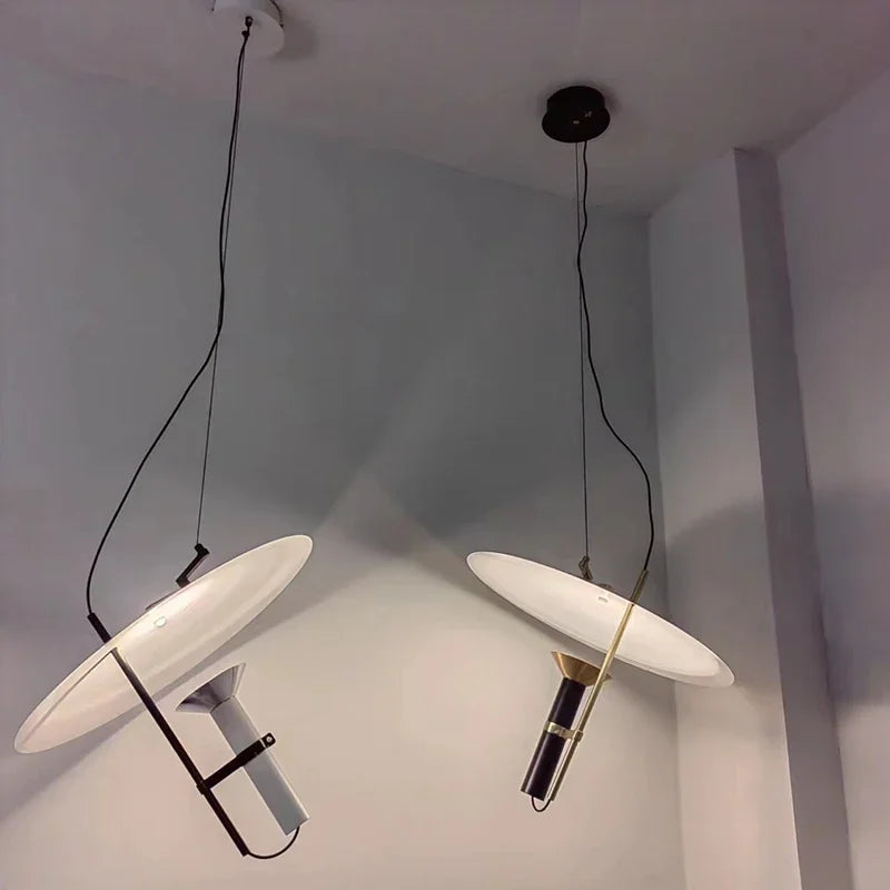 Afralia™ UFO Chandelier: Modern Nordic Minimalist LED Pendant Light for Dining Room, Bar, Bedroom