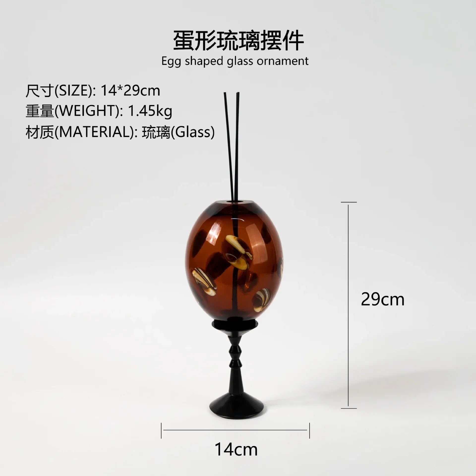 Afralia™ Geometric Circle Glass Vase Candlestick Home Decor