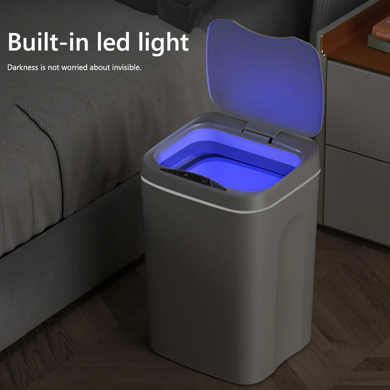 Afralia™ Smart Sensor Trash Can - Waterproof & Electric Waste Bin for Kitchen and Bathroom