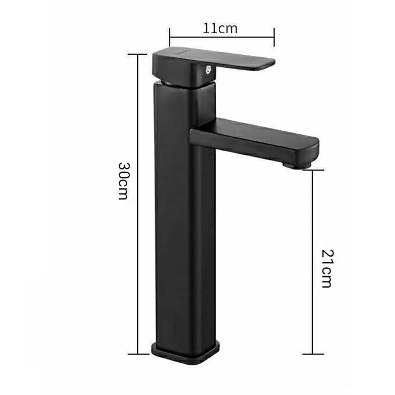 Afralia™ Basin Mixer Bathroom Faucet with Single Handle for Cold and Hot Water