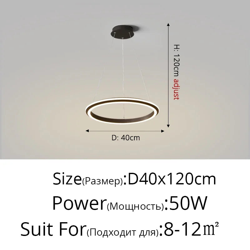 Afralia™ LED Pendant Lamp: Modern Minimalist Style for Bedroom, Kitchen & Foyer