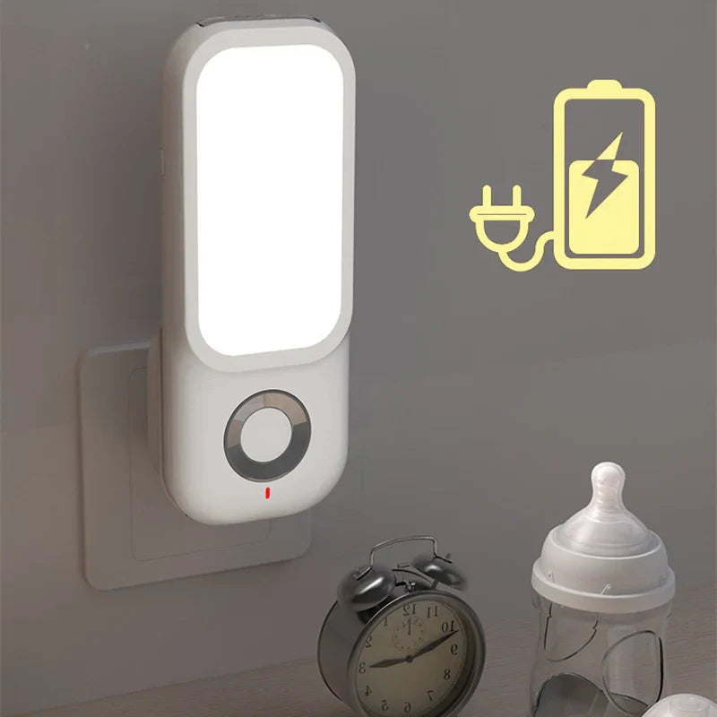 Afralia™ LED Induction Night Light with Wireless Charging and Flashlight