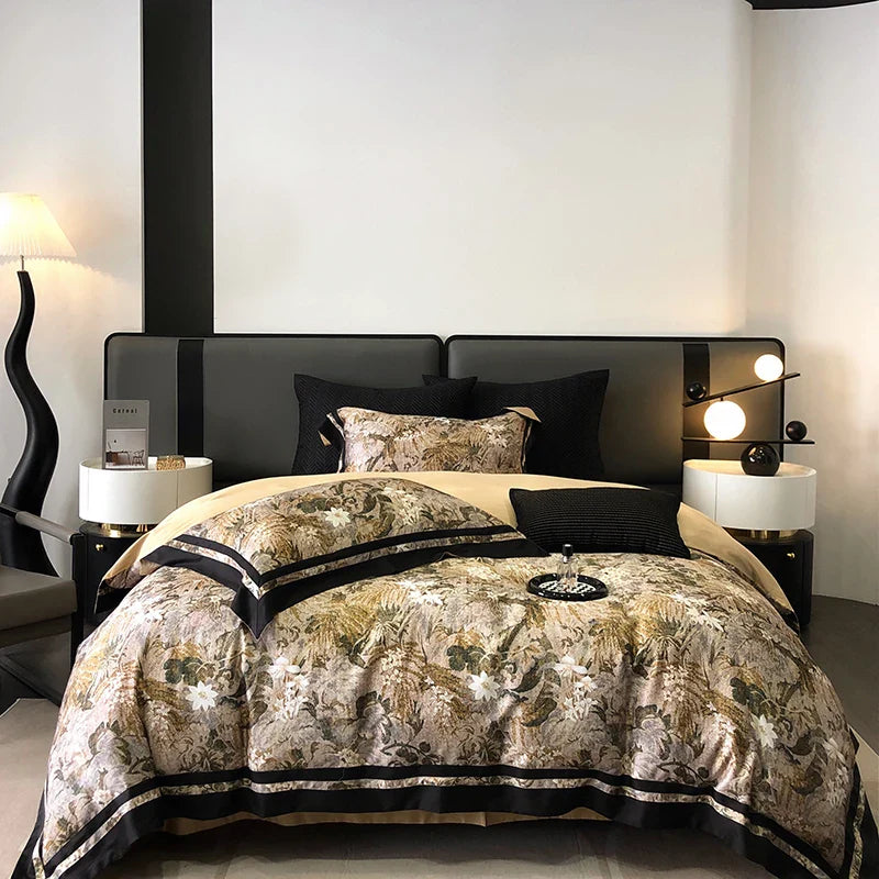 Afralia™ Vintage Flowers Bedding Set