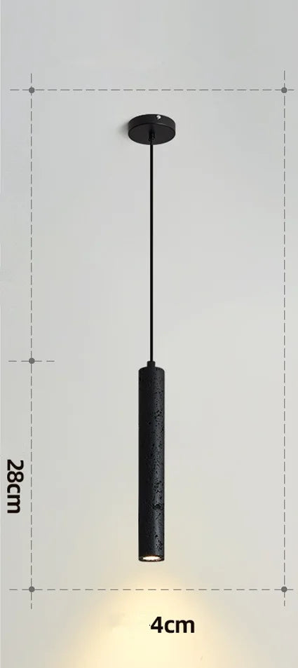 Yellow Travertine Pendant Light Japanese Style by Afralia™