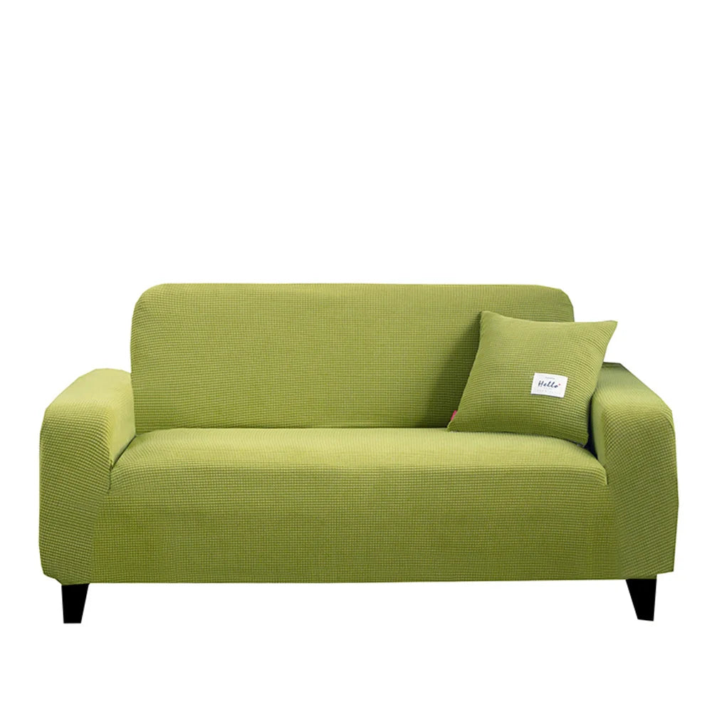 Afralia™ Thicken Stretch Sofa Cover Slipcover, 13 Solid Colors, Spandex Couch Case