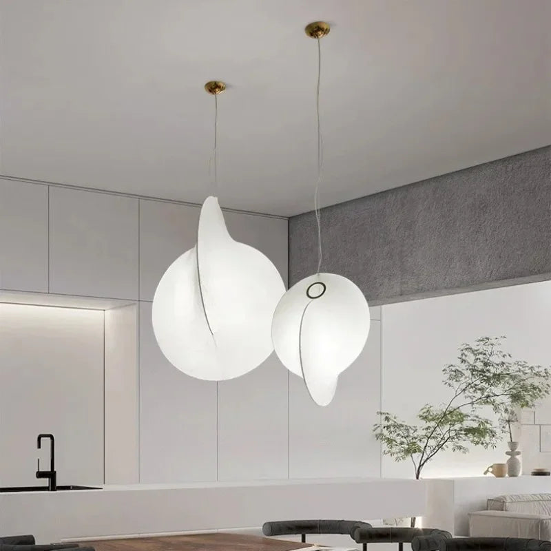 Afralia™ Minimalist LED Pendant Lights for Home Decor, Living Dining Bedroom Chandelier