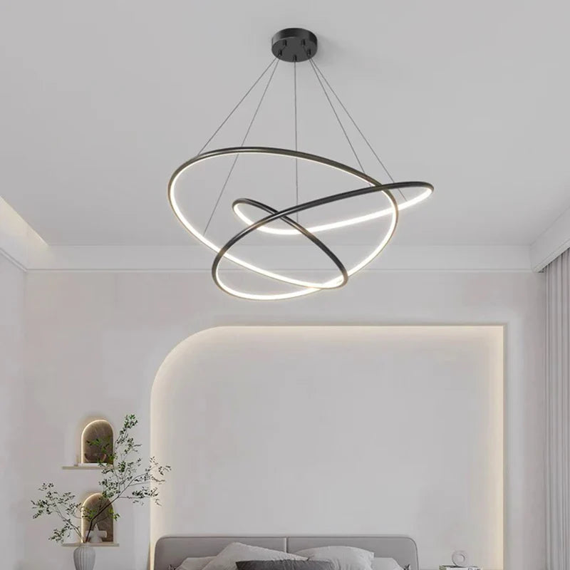 Afralia™ Nordic LED Pendant Chandelier for Stylish Indoor Lighting