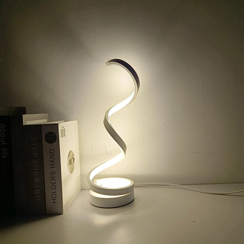 Afralia™ LED Ring Table Lamp: Modern Nordic Bedroom Lighting Fixture