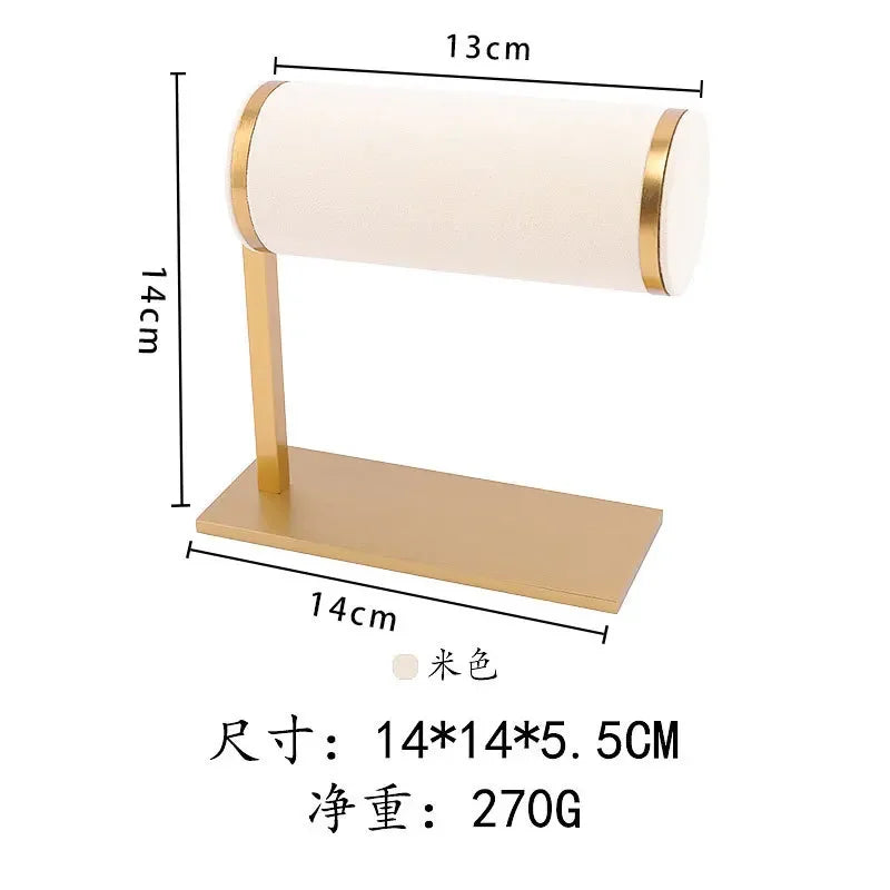 Afralia™ Velvet T-bar Bracelet Watch Organizer Display Stand