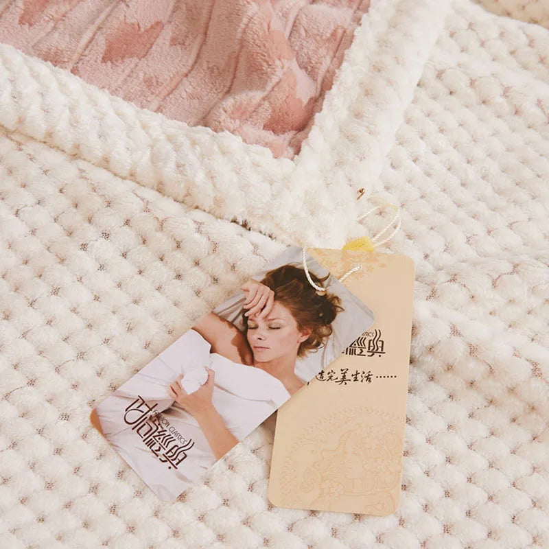 Afralia™ Milk Velvet Soft Shawl & Blanket - All-Season Plush Bedspread