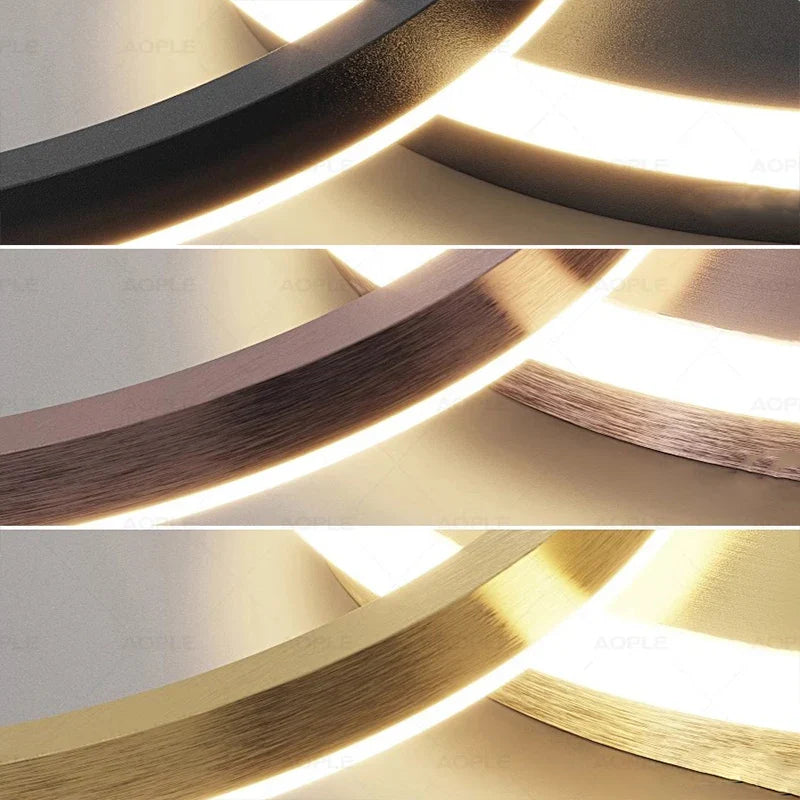 Afralia™ Smart LED Ceiling Lights for Nordic Home Decor