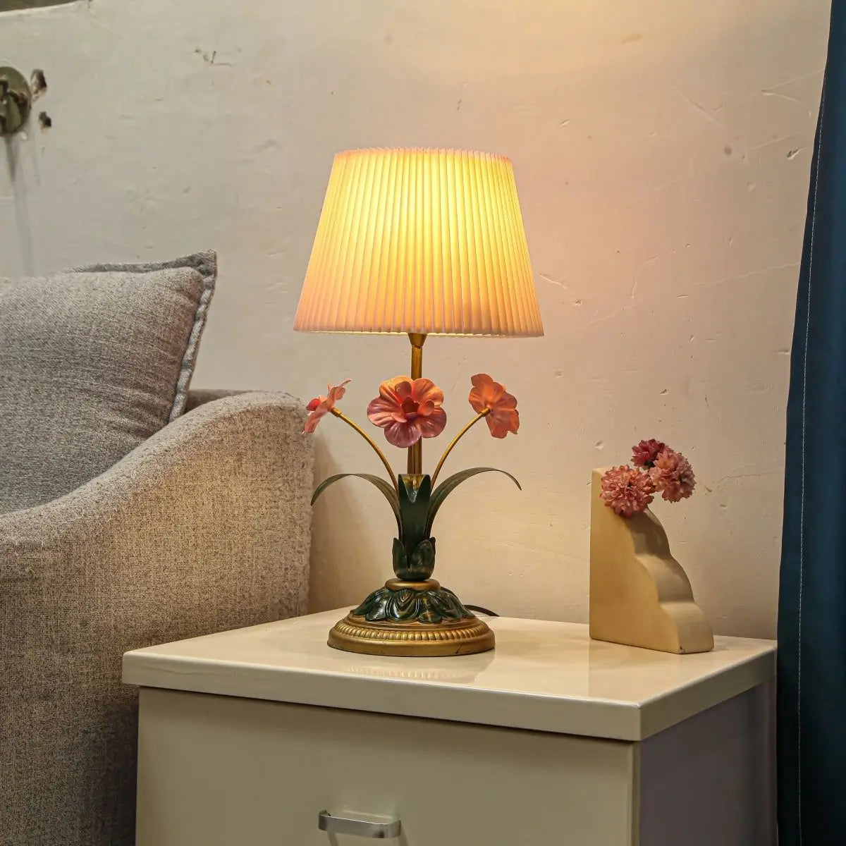 Afralia™ Pastoral Desk Lamp: Modern, Warm, and Retro Living Room Bedroom Decoration