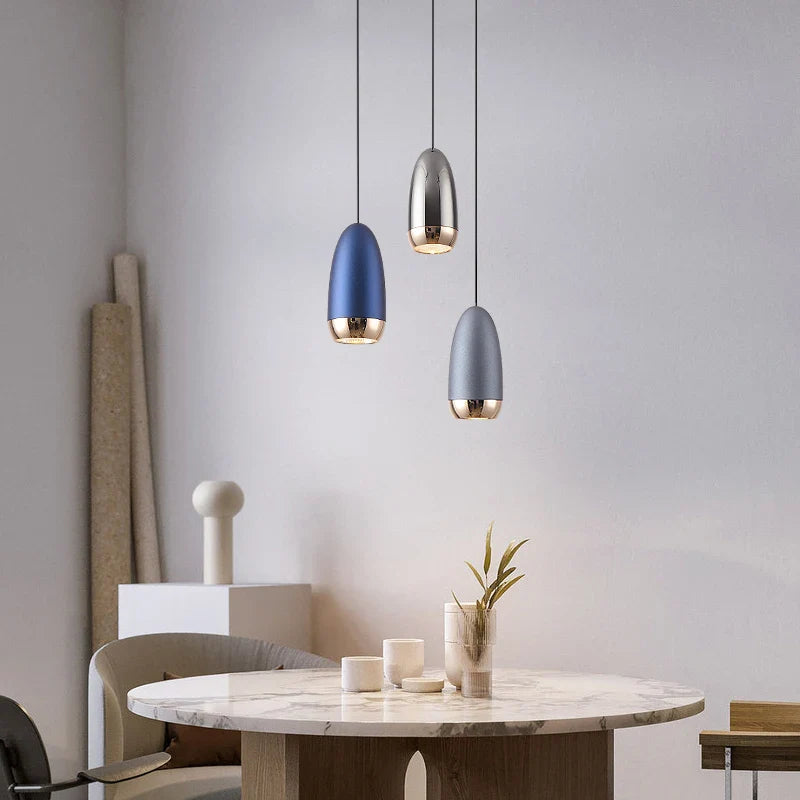 Afralia™ LED Pendant Lights: Modern Chandeliers for Bedroom, Kitchen, and Bathroom