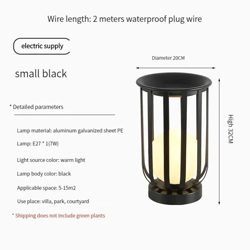 Afralia™ Solar Garden Floor Lights - Black Outdoor Lighting for Patio Courtyard Yard