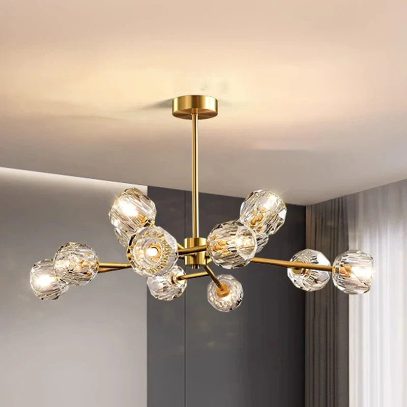 Afralia™ Modern Home Decor LED Pendant Light Chandeliers for Living Room Dining Room Lighting