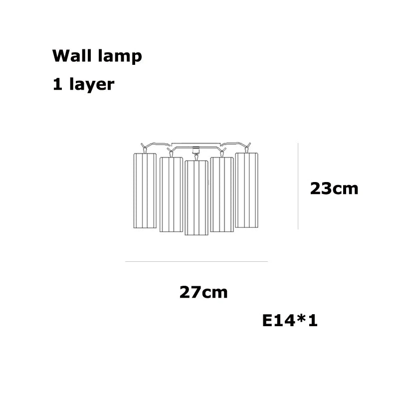 Afralia™ Glass Column Chandelier: Trendy French Design in Blue Pink Green for Dining Room.