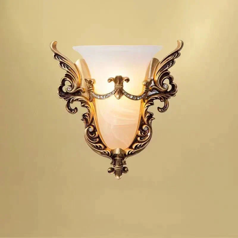 Afralia™ Glass Sconce Light for Modern Interior LED Wall Lamp