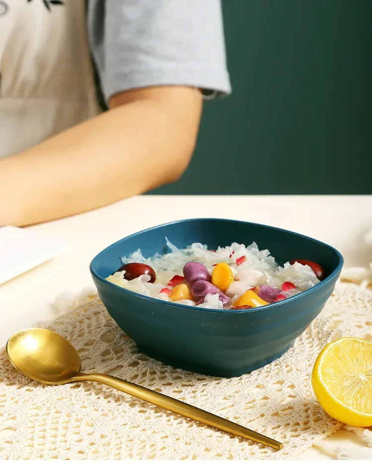 Afralia™ Wheat Straw Soup Ramen Bowls - Microwave Safe Tableware