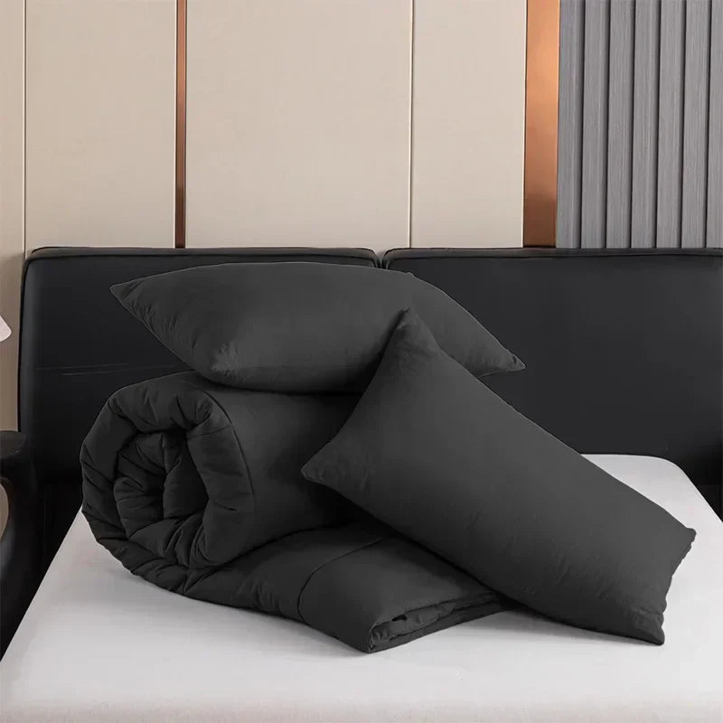 Afralia™ All-Season Quilted Comforter Set - Queen/King Size Soft & Durable Blanket