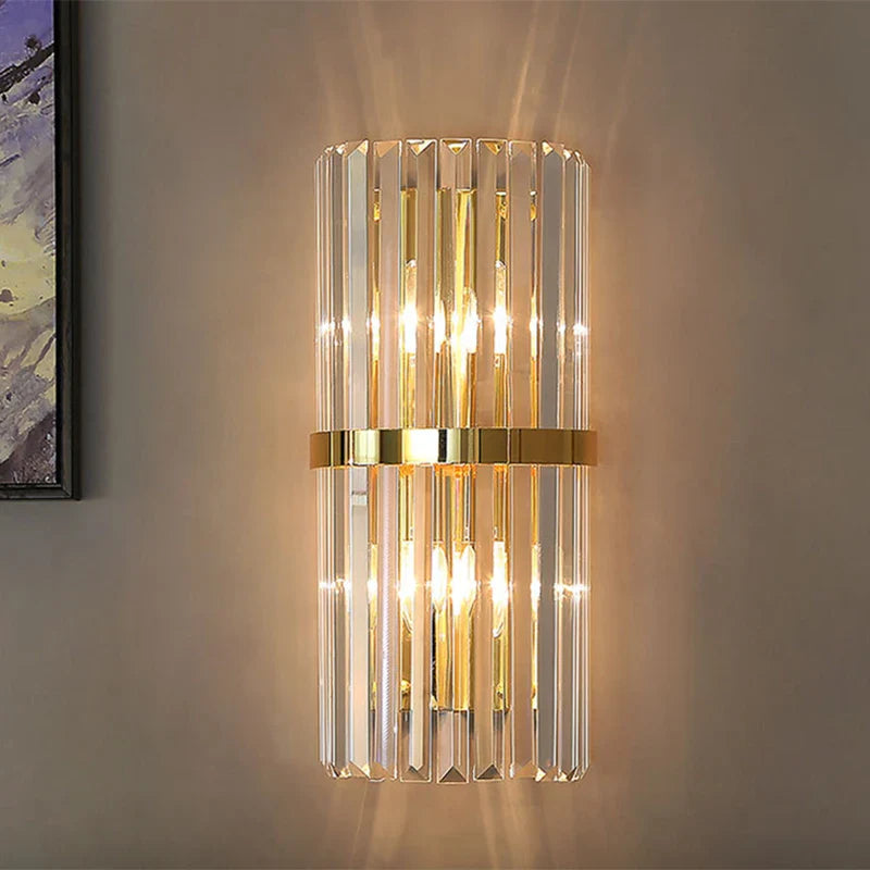 Afralia™ Crystal Wall Light: Modern Nordic Sconces Indoor Lighting for Living Room Bedroom