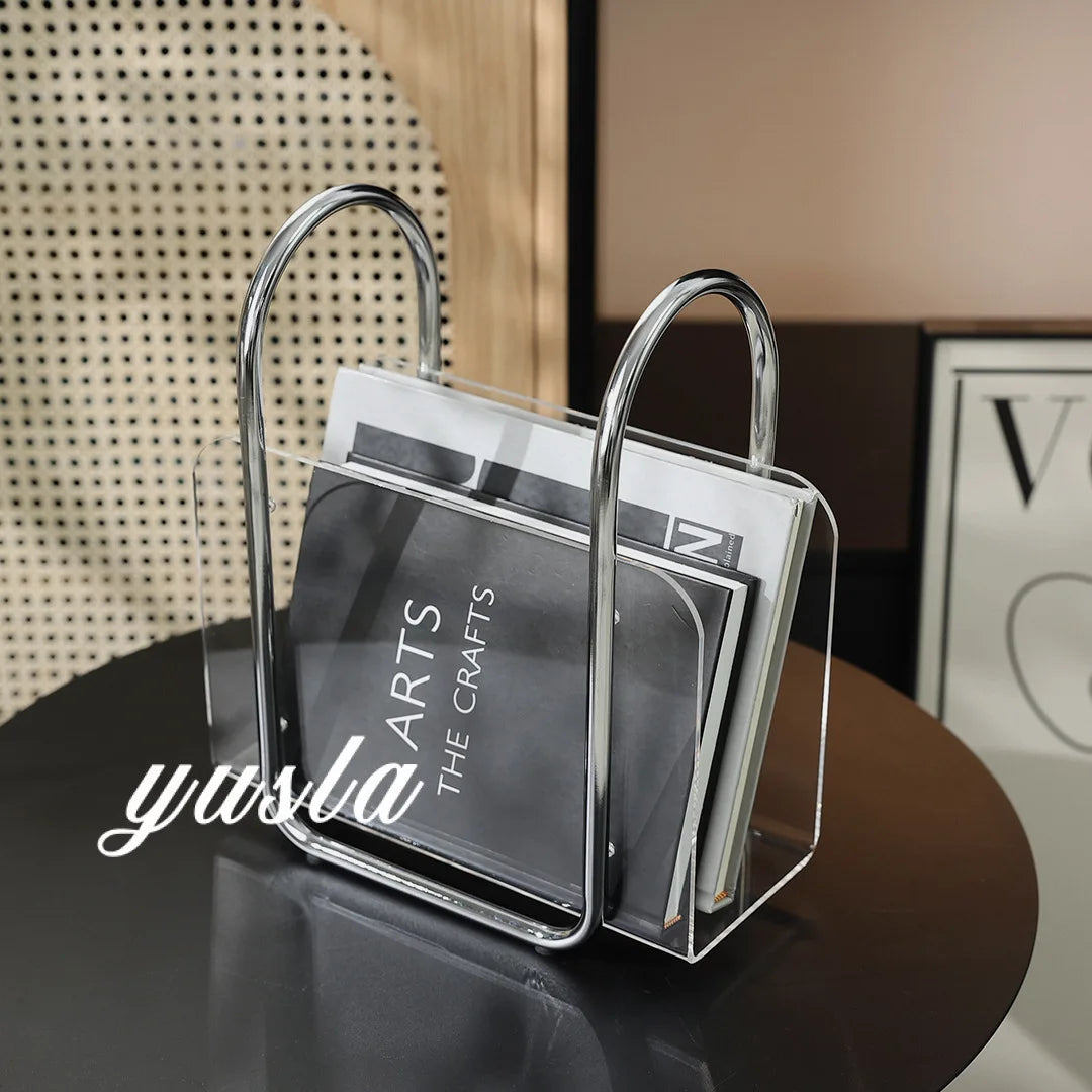 Afralia™ Desktop Bookshelf Organizer for Home Office Decoration