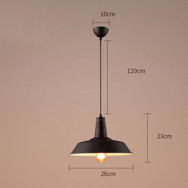 Afralia™ Retro Pendant Lights: Vintage Style Hanging Lamps for Home, Office, and Cafe