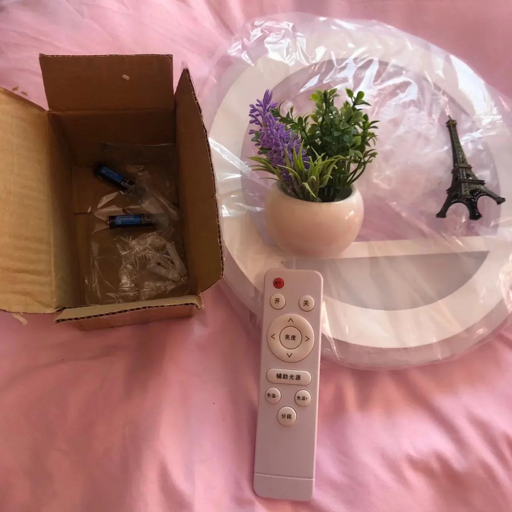 Afralia™ Dimmable LED Wall Lamp with Remote Control for Bedroom and Living Room