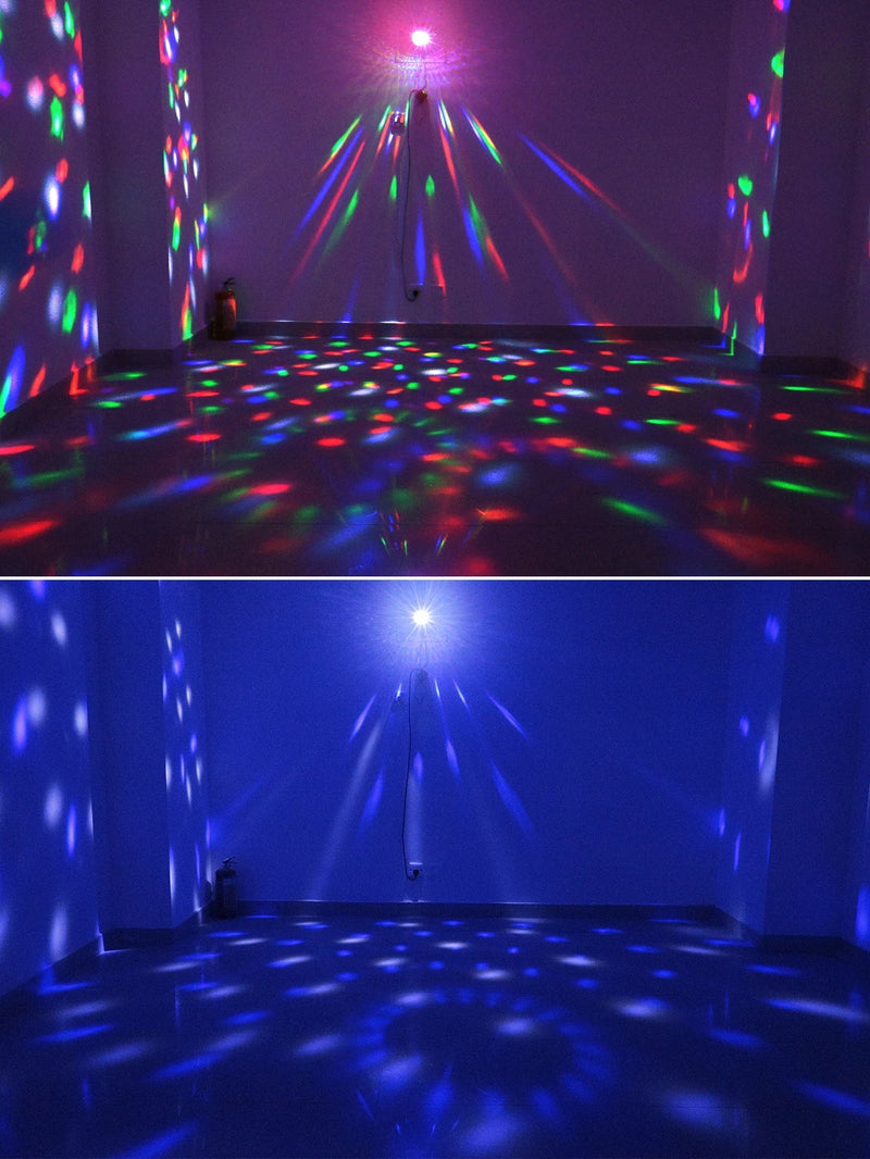 Afralia™ LED Disco Ball Light: Sound Activated Party Dance Bar Xmas Wedding Stage Lamp