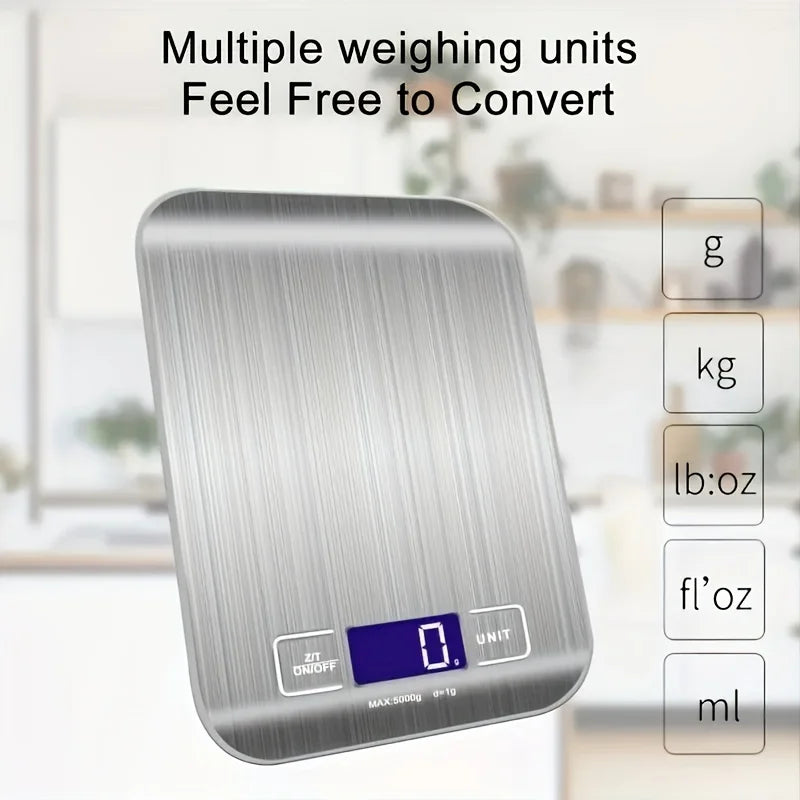 Afralia™ Stainless Steel Electronic Kitchen Scale | Accurate Weighing for Household and Baking